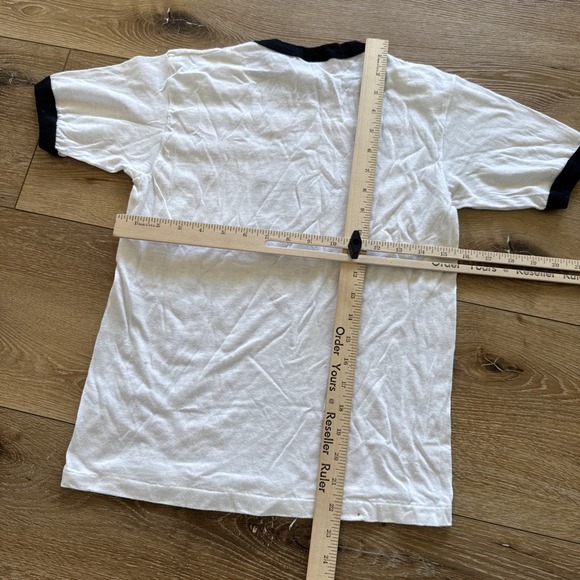 Chicago Bears Shirt Mens S Ringer 80s Hanes NFL Caricature Vintage Walter Payton - Picture 4 of 9